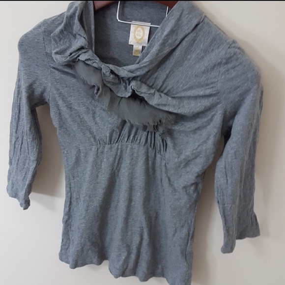 Anthropologie Ric Rac Ruffle Top - Picture 2 of 4